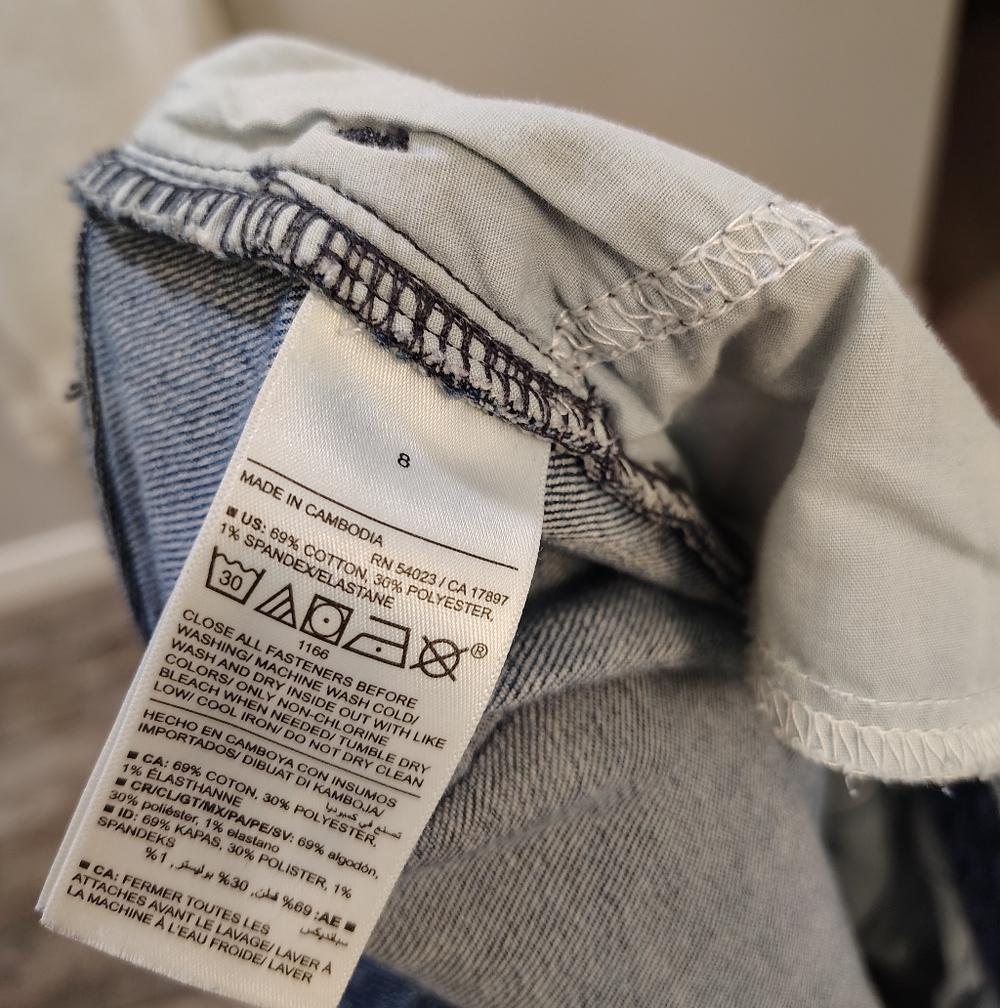 Old Navy Wow Loose Wide Leg High Rise Denim Jeans - Picture 7 of 11
